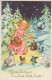 ENGEL WEIHNACHTSFERIEN Vintage Ansichtskarte Postkarte CPSMPF #PAG796.DE - Angeles
