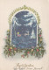 ENGEL WEIHNACHTSFERIEN Feiern & Feste Vintage Ansichtskarte Postkarte CPSM #PAH107.DE - Angeli