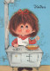 ENFANTS HUMOUR Vintage Carte Postale CPSM #PBV442.FR - Tarjetas Humorísticas