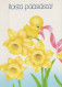 PÂQUES ŒUF Vintage Carte Postale CPSM #PBO203.FR - Easter