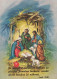 Vierge Marie Madone Bébé JÉSUS Noël Religion Vintage Carte Postale CPSM #PBB813.FR - Vierge Marie & Madones