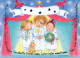 ANGELO Buon Anno Natale Vintage Cartolina CPSM #PAS742.IT - Engelen