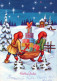 BABBO NATALE Natale Vintage Cartolina CPSM #PAK422.IT - Santa Claus