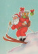 BABBO NATALE Natale Vintage Cartolina CPSM #PAJ989.IT - Santa Claus