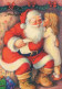 BABBO NATALE BAMBINO Natale Vintage Cartolina CPSM #PAK279.IT - Santa Claus