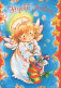 ANGELO Buon Anno Natale Vintage Cartolina CPSM #PAJ374.IT - Angels