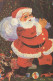 BABBO NATALE Natale Vintage Cartolina CPSM #PAJ710.IT - Santa Claus