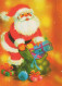 BABBO NATALE Natale Vintage Cartolina CPSM #PAK202.IT - Santa Claus