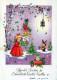 ANGELO Buon Anno Natale Vintage Cartolina CPSM #PAH991.IT - Angeli