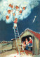 ANGELO Buon Anno Natale Vintage Cartolina CPSM #PAH797.IT - Anges