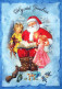 WEIHNACHTSMANN SANTA CLAUS Neujahr Weihnachten Vintage Ansichtskarte Postkarte CPSM #PBL539.DE - Santa Claus