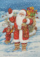 WEIHNACHTSMANN SANTA CLAUS Neujahr Weihnachten Vintage Ansichtskarte Postkarte CPSM #PBL344.DE - Santa Claus