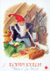 Neujahr Weihnachten GNOME Vintage Ansichtskarte Postkarte CPSM #PBL609.DE - Nouvel An