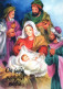 Jungfrau Maria Madonna Jesuskind Weihnachten Religion Vintage Ansichtskarte Postkarte CPSM #PBB878.DE - Vierge Marie & Madones