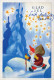 WEIHNACHTSMANN SANTA CLAUS Neujahr Weihnachten Vintage Ansichtskarte Postkarte CPSM #PAU584.DE - Santa Claus