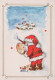 WEIHNACHTSMANN SANTA CLAUS Neujahr Weihnachten Vintage Ansichtskarte Postkarte CPSM #PAU515.DE - Santa Claus