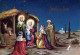 Vergine Maria Madonna Gesù Bambino Natale Religione Vintage Cartolina CPSM #PBB617.IT - Jungfräuliche Marie Und Madona