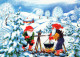 BABBO NATALE Buon Anno Natale Vintage Cartolina CPSM #PBB305.IT - Santa Claus