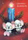 Buon Anno Natale MOUSE Vintage Cartolina CPSM #PAU981.IT - Año Nuevo