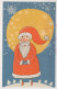 BABBO NATALE Buon Anno Natale Vintage Cartolina CPSM #PAU316.IT - Santa Claus