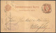 Austria Böhmen Mähren Wiesenthal Reichenberg Postal Stationery Card Mailed 1882 - Cartas & Documentos