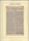 Guerre De 1870 SIEGE DE PARIS 8 Journaux GAZETTE DES ABSENTS Septembre, Octobre 1870 édition Pour Envoi Par Ballon Monté - Guerra Del 1870