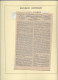 Delcampe - Guerre De 1870 SIEGE DE PARIS 8 Journaux GAZETTE DES ABSENTS Septembre, Octobre 1870 édition Pour Envoi Par Ballon Monté - War 1870