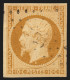 N°9, Présidence 1852, 10c Bistre-jaune, Oblitéré, Signé A.BRUN - TB D'ASPECT - 1852 Louis-Napoléon