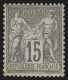 N°66, Sage 15c Gris, Type I, Neuf * Quasi ** - TB - 1876-1878 Sage (Tipo I)