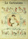 La Caricature 1880 N°  34 Sue La Plage Bains De Mer Robida Négro - Magazines - Before 1900