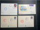 Delcampe - 1980 MOSCOW SUMMER OLYMPICS  TORCH RELAY ROMANIA 35 RARE COVERS WITH CANCELATIONS - Ete 1980: Moscou