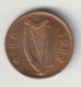 IRELAND 1982: 1/2 Penny, KM 19 - Ierland