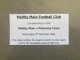 Maltby Main V Pickering Town 2004-05 Match Ticket - Biglietti D'ingresso