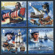 Gibraltar 798-801,801a Sheet, Hinged. Mi 871-874, Bl.35. Maritime Heritage 1999. - Gibraltar
