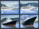 Gibraltar 1076-1079,1079a Sheet,MNH. Cruise Ships,2007. - Gibraltar