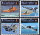 Gibraltar 1329-1332,1333 Sheet,MNH. Royal Air Force,2012.Aircraft & Emblems. - Gibraltar