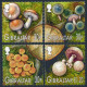 Gibraltar 950-953,953a Sheet,MNH. Mushrooms,2003. - Gibraltar