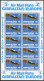 Gibraltar 363A Sheet,364, MNH. Mi 372,Bl.5. Air Mail Rate Gibraltar-Europe,1978. - Gibilterra