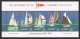 Guernsey 459-463,463a, MNH. Michel 522-526, Bl.7. Guernsey Yacht Club-100, 1991. - Guernesey