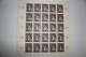 FRANCE 1963 FEUILLE ENTIERE 1399 VITRAIL DE LA CATHEDRALE DE CHARTRES LES MARCHANDS DE FOURRURE PLANCHE ENTIERE - Full Sheets