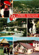 73927298 Triberg Trachtenmaedchen Panorama Kurhaus Wasserfall Trachten Uhrenhaus - Triberg