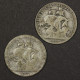 Portugal, Lot (2) 2.5 Escudos, 1944 & 1946, Argent (Silver), KM#580, Gomes#R30 - Portogallo