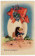 BUONA PASQUA - BAMBINA CON PULCINI - Vedi Retro - Formato Piccolo - Ostern