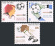 Malta 679-681, 681a, MNH. Michel 748-750, Bl.9. World Soccer Cup Mexico-1986. - Malta