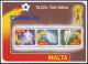 Malta 616-618,618a Sheet,MNH.Michel 663-664,Bl.7. World Soccer Cup Spain-1982. - Malte