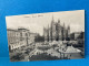 CARTOLINA MILANO PIAZZA DUOMO ANIMATA VIAGGIATA 1914. - Milano (Milan)