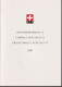 1981 Schweiz PTT Faltblatt Nr.183, ET ° Mi:CH 1206-1209, Zum:CH 656-659, Sonderpostmarken II - Cartas & Documentos