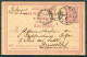 1896 Turkey Stationery Postcard BROUSSE - Bruxelles Belgium Via Constantinople  - Lettres & Documents