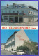 Carte Postale 35. Maure-de-Bretagne  Café Bar Hotel Du Centre  Renault 4L    Très Beau Plan - Andere & Zonder Classificatie