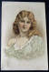 Cpa PRECURSEUR LITHO Illustrateur A&MB 340 Portrait Femme FILLE VOYAGE 1904 HENNEZEL - Vienne